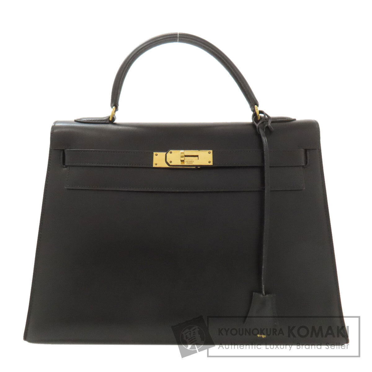 HERMES Kelly 32 Outside Stitching GoldHardware Handbag Box calf Ladies [Used]