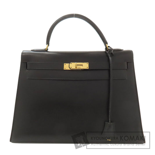 HERMES Kelly 32 Outside Stitching GoldHardware Handbag Box calf Ladies [Used]