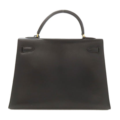 HERMES Kelly 32 Outside Stitching GoldHardware Handbag Box calf Ladies [Used]