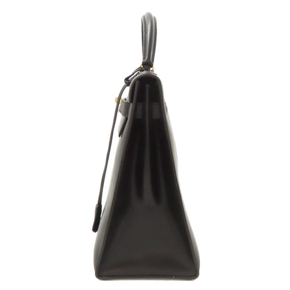 HERMES Kelly 32 Outside Stitching GoldHardware Handbag Box calf Ladies [Used]