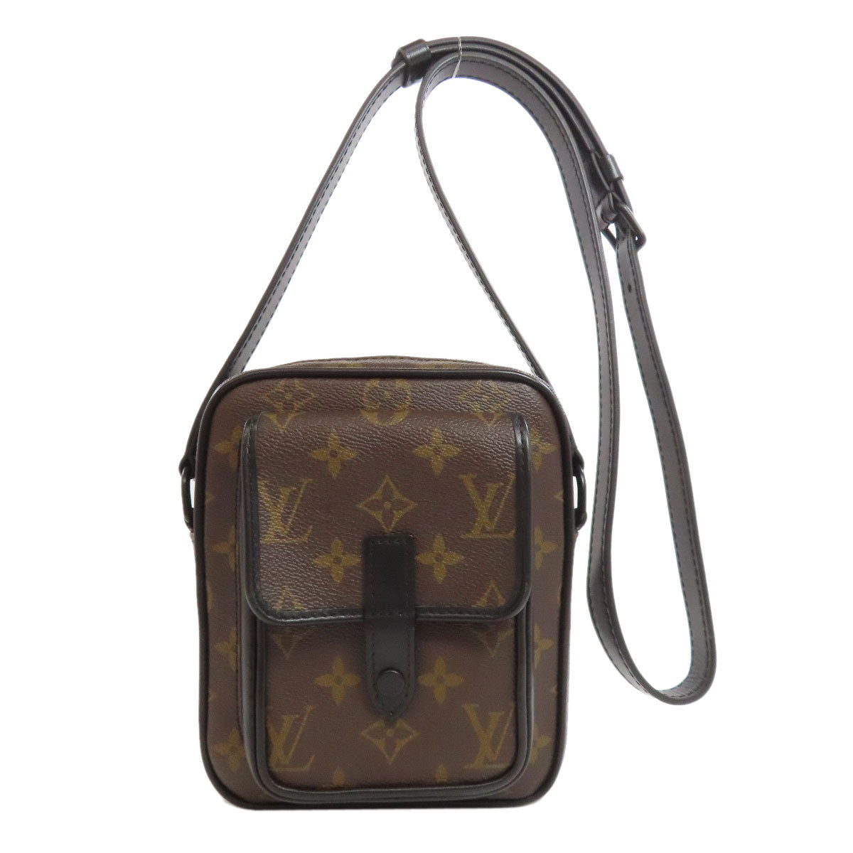 LOUIS VUITTON M69404 Christopher Wearable Wallet Monogram Macassar Shoulder Bag Monogram canvas mens [Used]