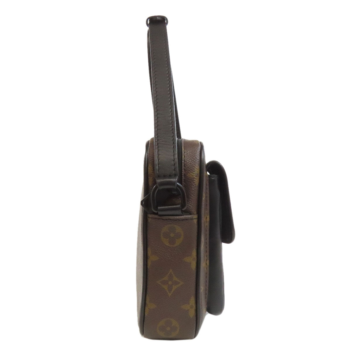 LOUIS VUITTON M69404 Christopher Wearable Wallet Monogram Macassar Shoulder Bag Monogram canvas mens [Used]