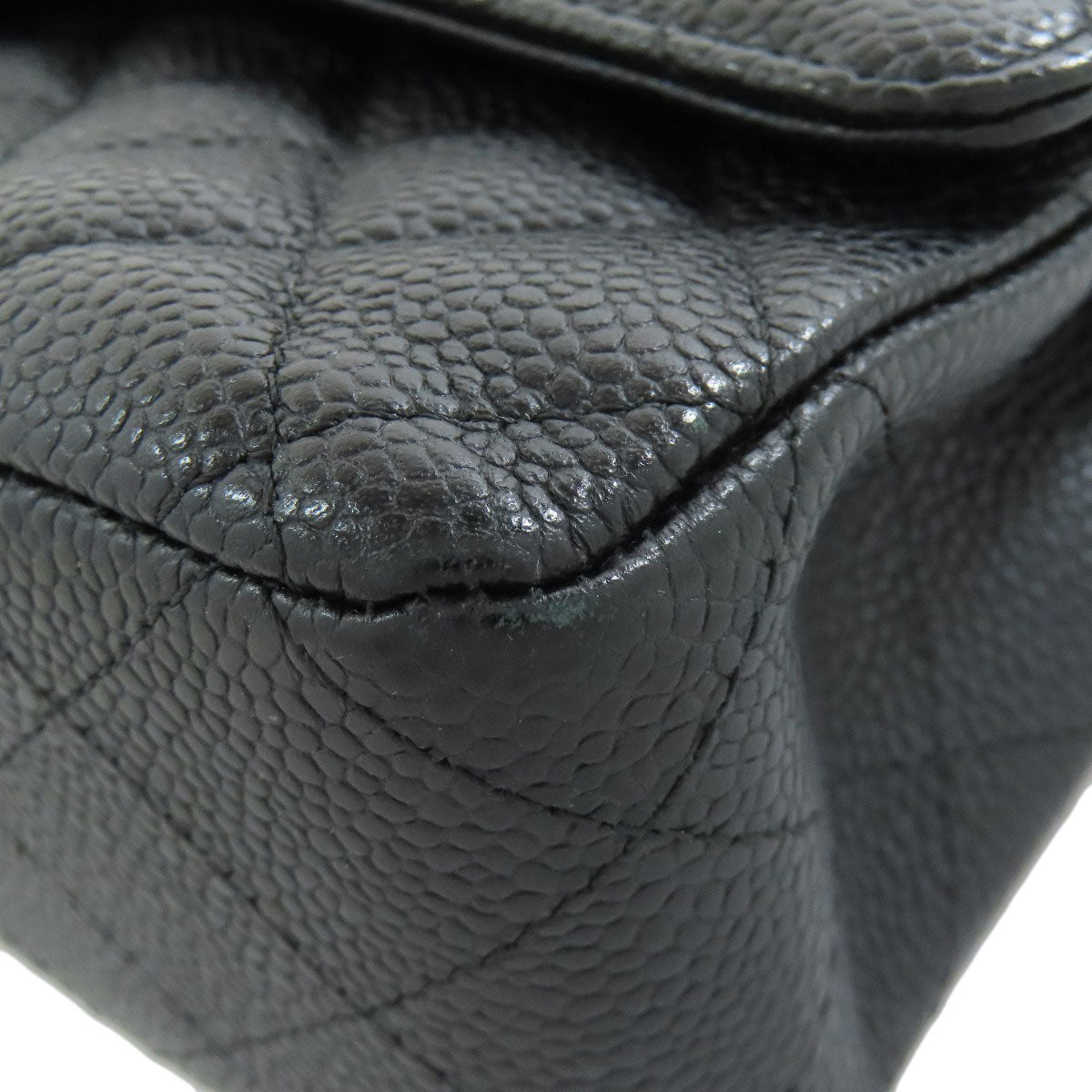 CHANEL ChainShoulder Matelasse GoldHardware Shoulder Bag Grained Calfskin Skin Ladies [Used]