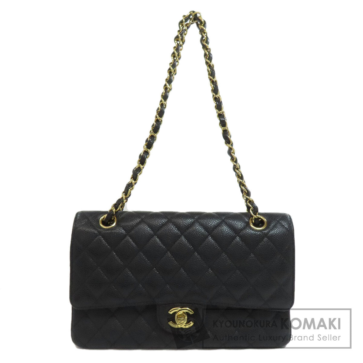 CHANEL ChainShoulder Matelasse GoldHardware Shoulder Bag Grained Calfskin Skin Ladies [Used]