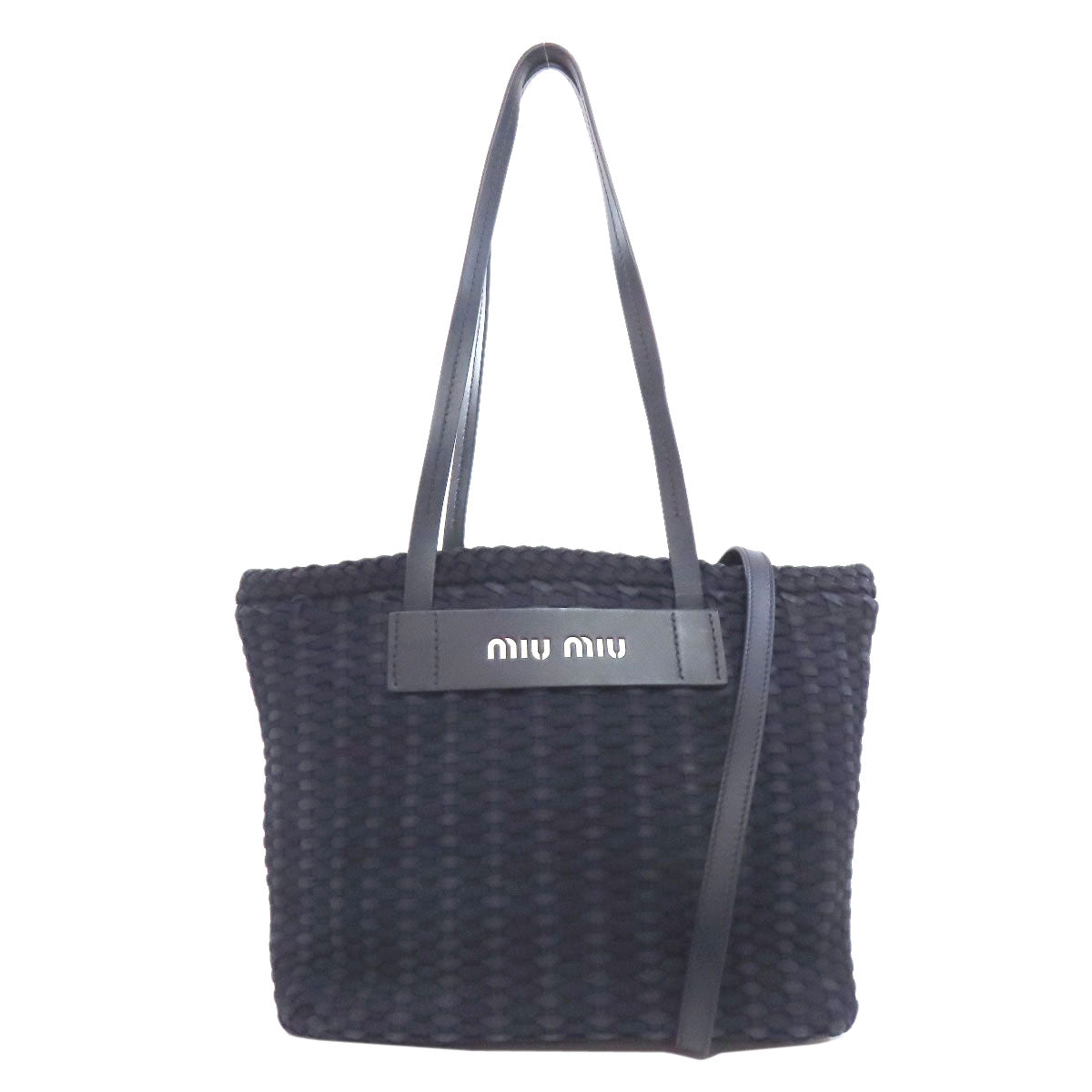 MIUMIU 2WAY Tote Bag Canvas Ladies [Used]
