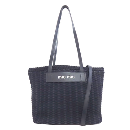 MIUMIU 2WAY Tote Bag Canvas Ladies [Used]