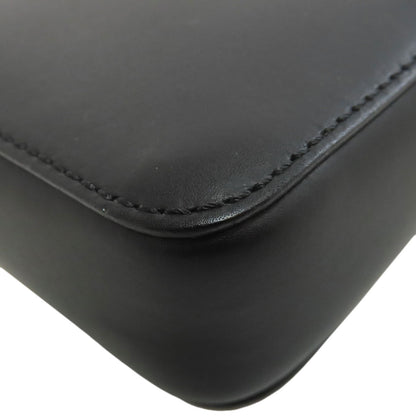 VALENTINO logo Shoulder Bag Leather Ladies [Used]