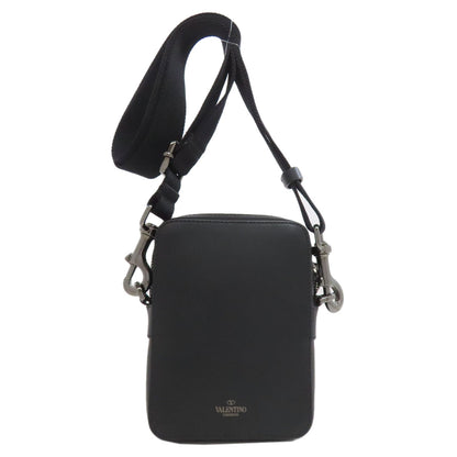 VALENTINO logo Shoulder Bag Leather Ladies [Used]