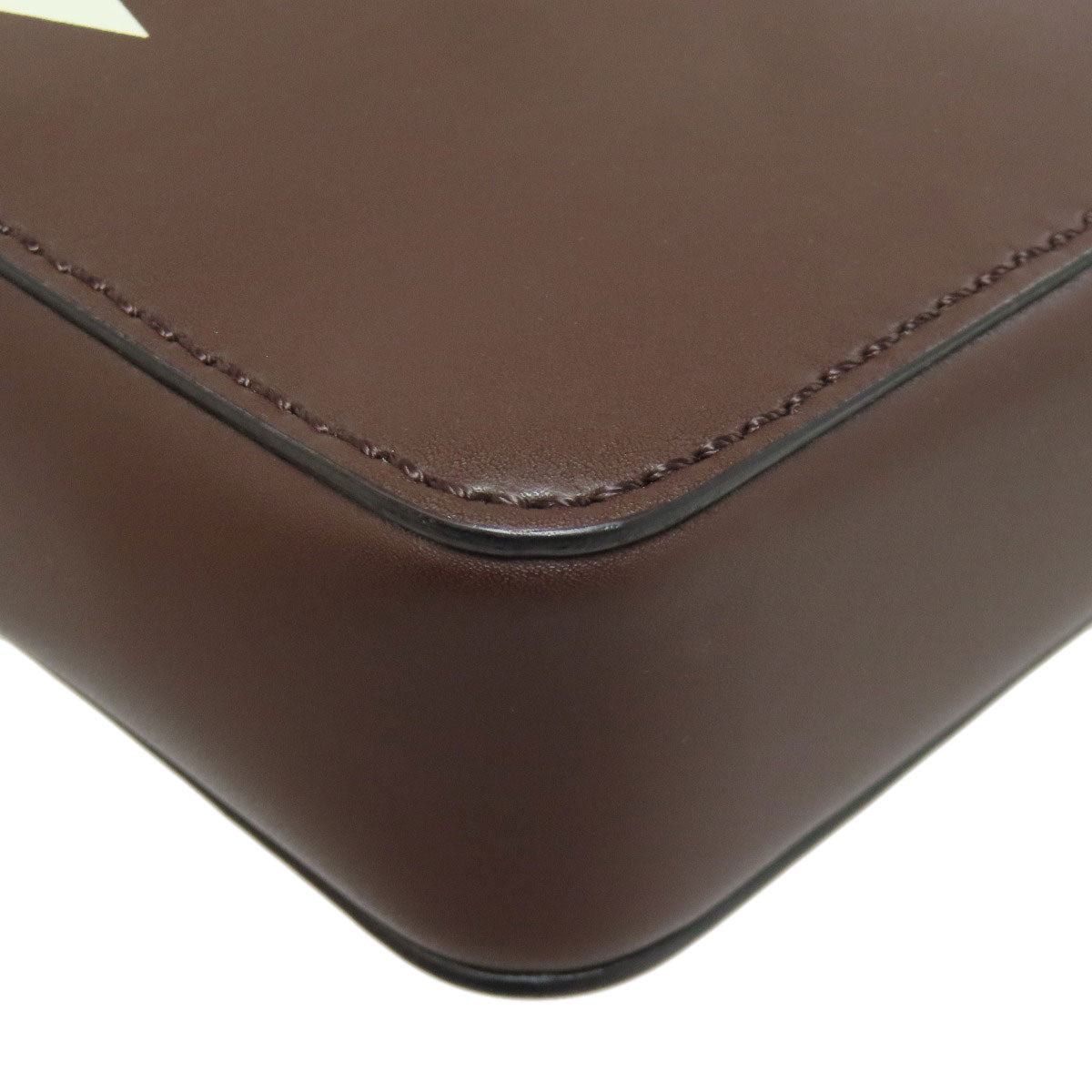 VALENTINO logo Shoulder Bag Leather Ladies [Used]