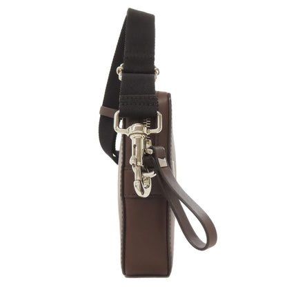 VALENTINO logo Shoulder Bag Leather Ladies [Used]