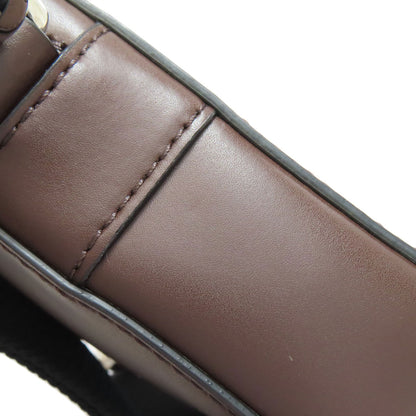 VALENTINO logo Shoulder Bag Leather Ladies [Used]