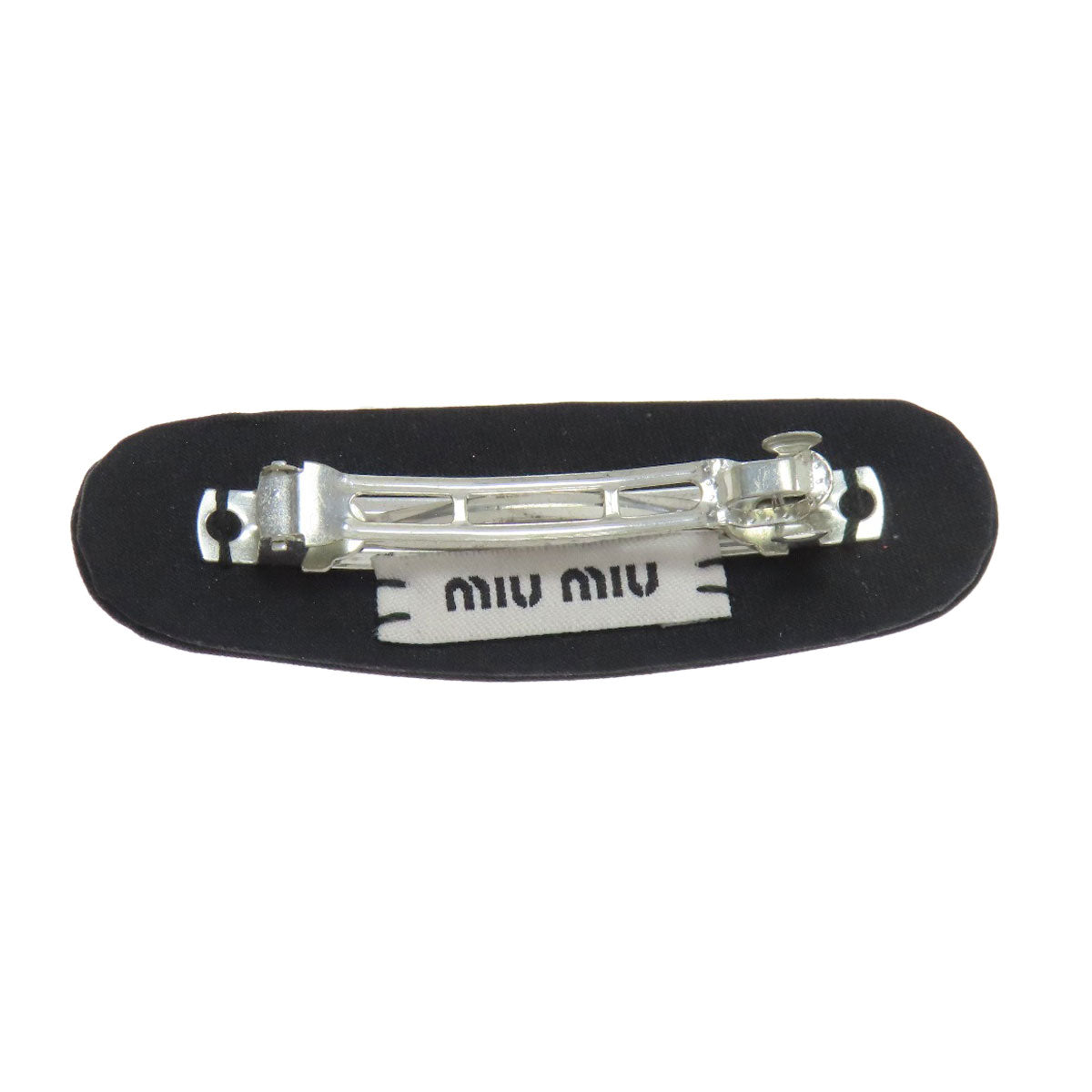 MIUMIU Rhinestone Valletta Canvas RhinestoneLadies [Used]