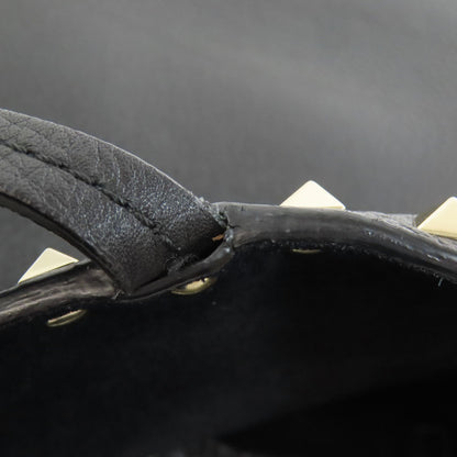 VALENTINO Studs Tote Bag Leather Ladies [Used]