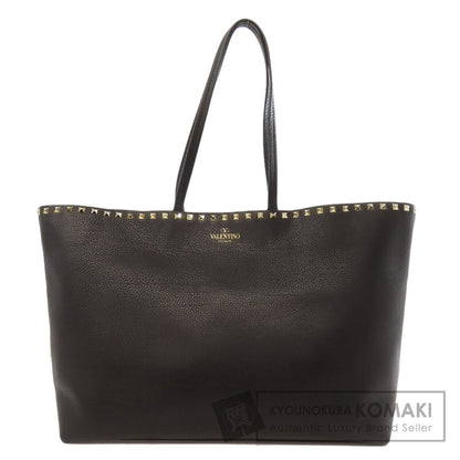 VALENTINO Studs Tote Bag Leather Ladies [Used]