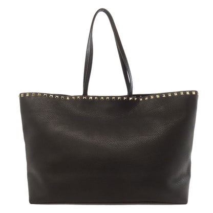 VALENTINO Studs Tote Bag Leather Ladies [Used]
