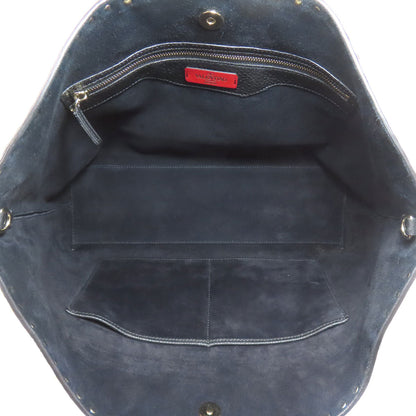 VALENTINO Studs Tote Bag Leather Ladies [Used]
