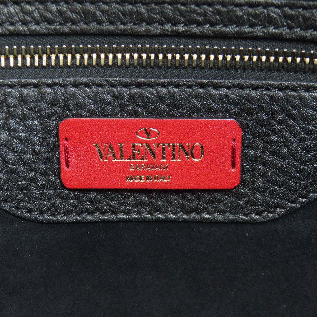 VALENTINO Studs Tote Bag Leather Ladies [Used]