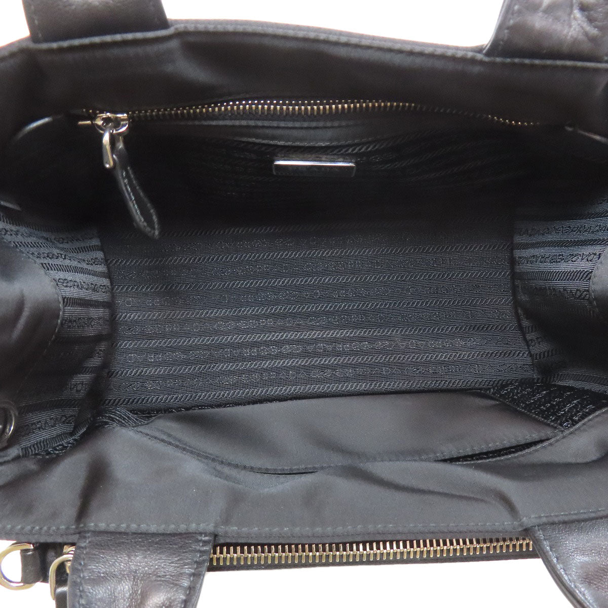 PRADA 1BG364 Logo Hardware 2WAY Handbag Nylon Ladies [Used]