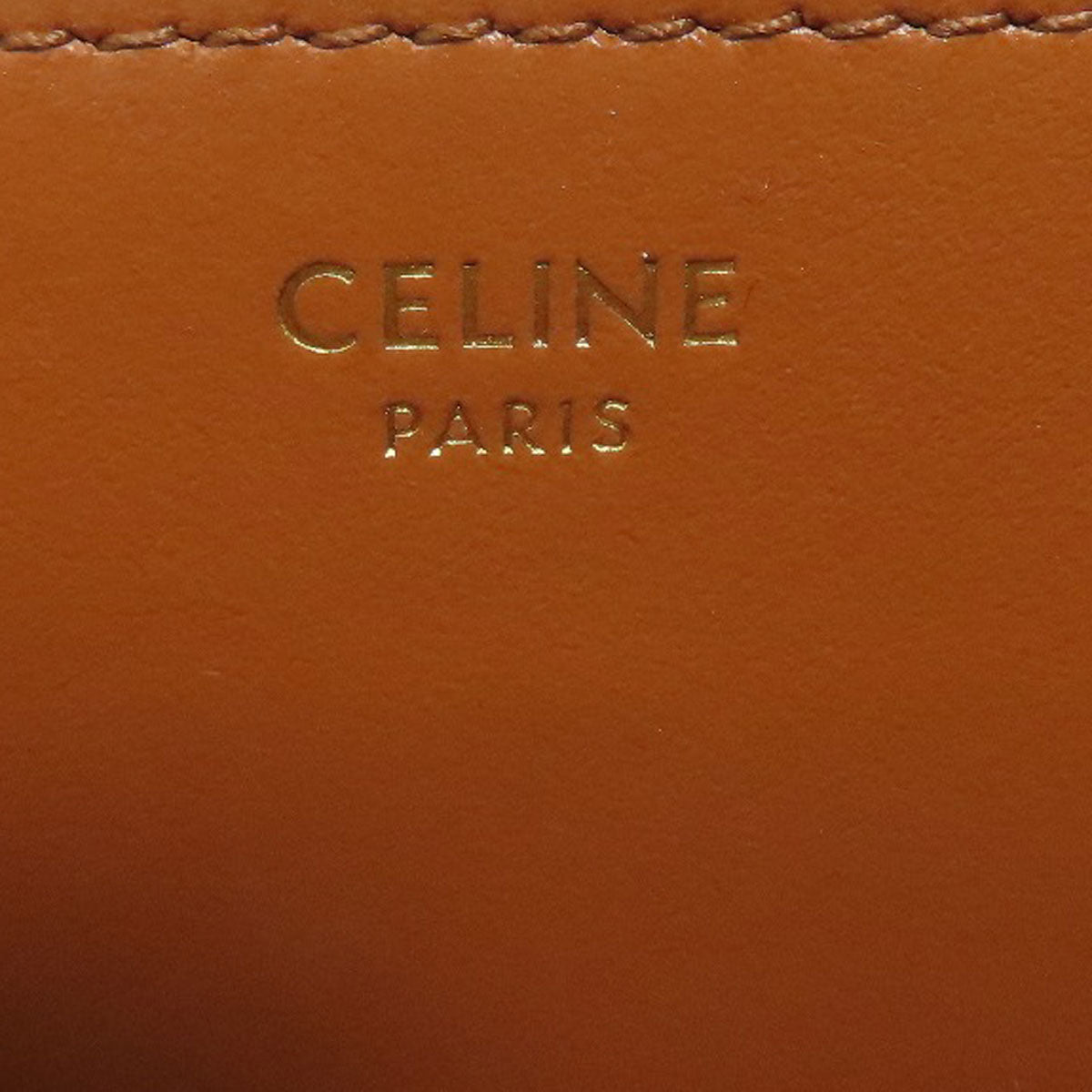 CELINE Triomphe coin purse Leather Ladies [Used]