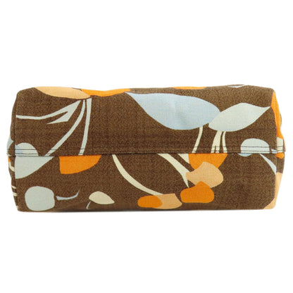 MIUMIU logo Tote Bag Canvas Ladies [Used]