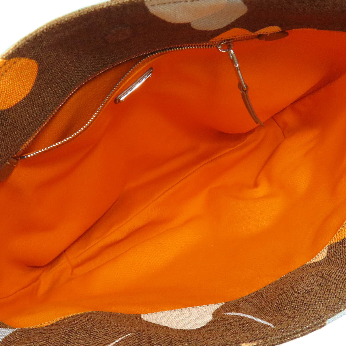 MIUMIU logo Tote Bag Canvas Ladies [Used]