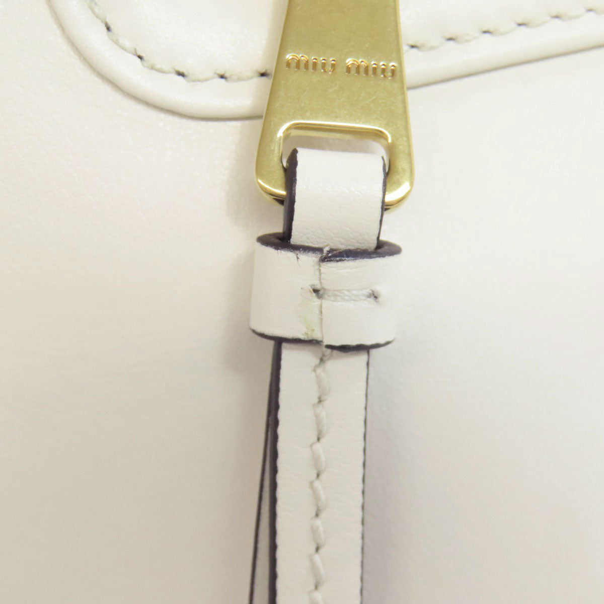 ミュウミュウ 2WAY トートバッグ レザー レディース 【中古】【MIUMIU】