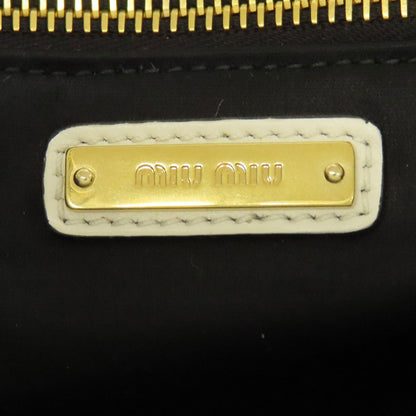 ミュウミュウ 2WAY トートバッグ レザー レディース 【中古】【MIUMIU】