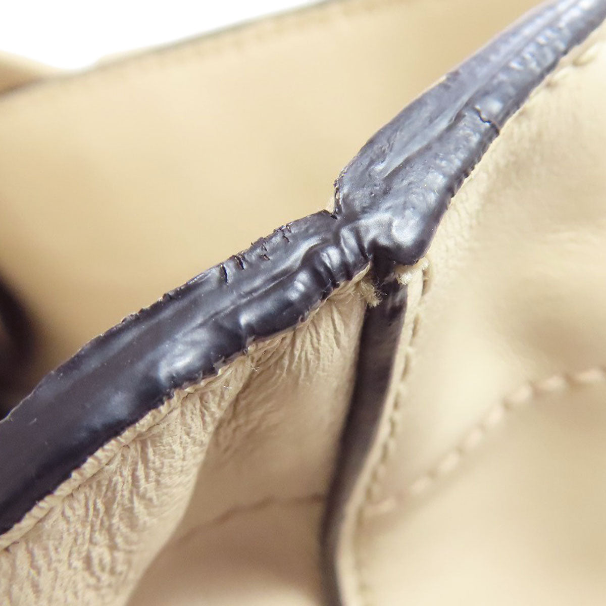 MIUMIU logo Tote Bag Calf Ladies [Used]