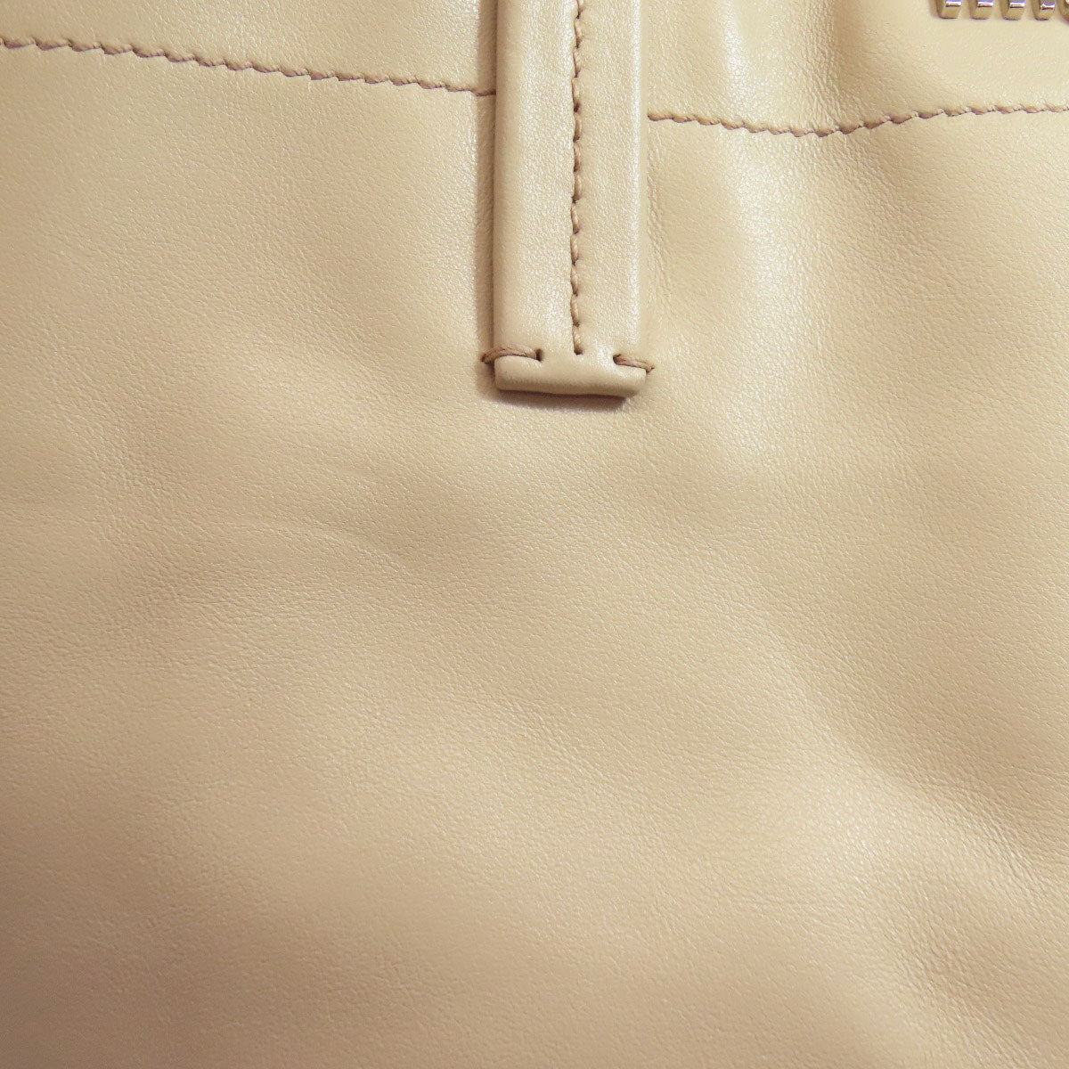 MIUMIU logo Tote Bag Calf Ladies [Used]