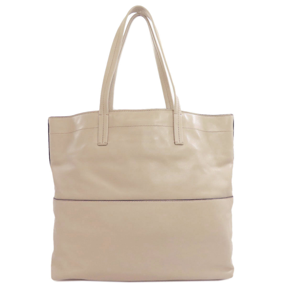 MIUMIU logo Tote Bag Calf Ladies [Used]