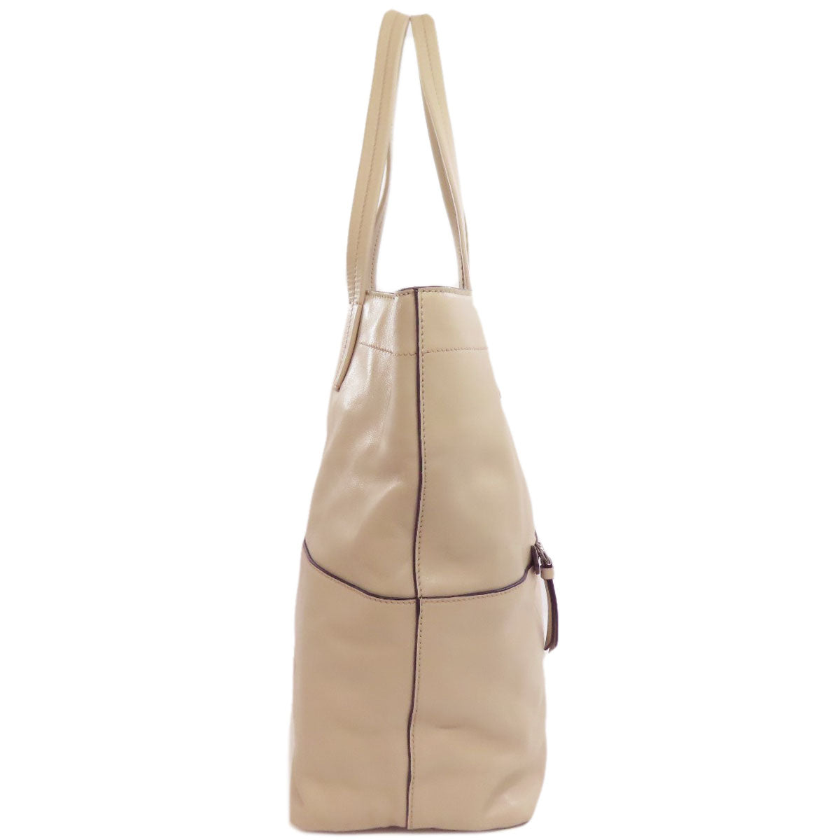 MIUMIU logo Tote Bag Calf Ladies [Used]