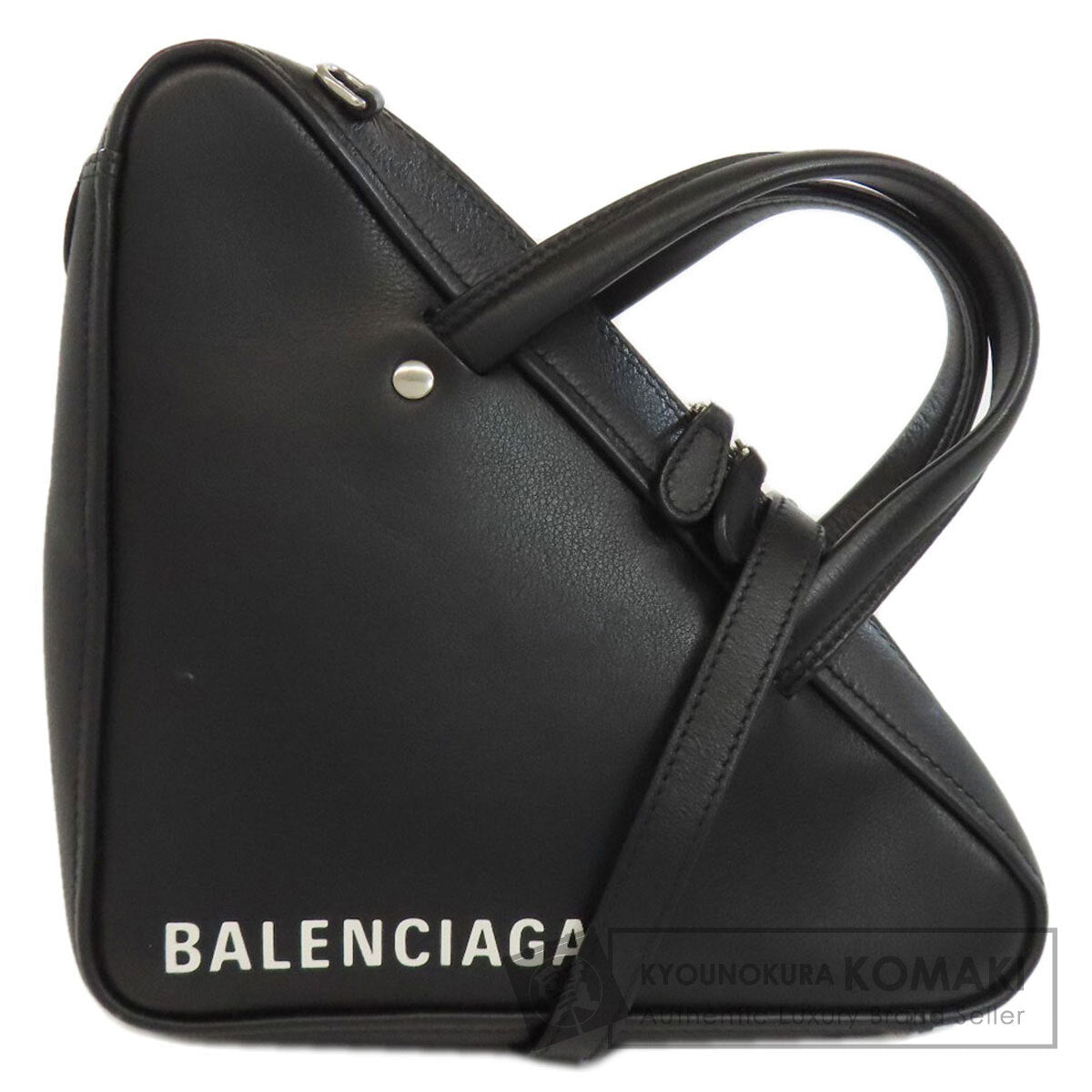 バレンシアガ 527272 トライアングル ダッフル 2WAY ハンドバッグ レザー レディース 【中古】【BALENCIAGA】