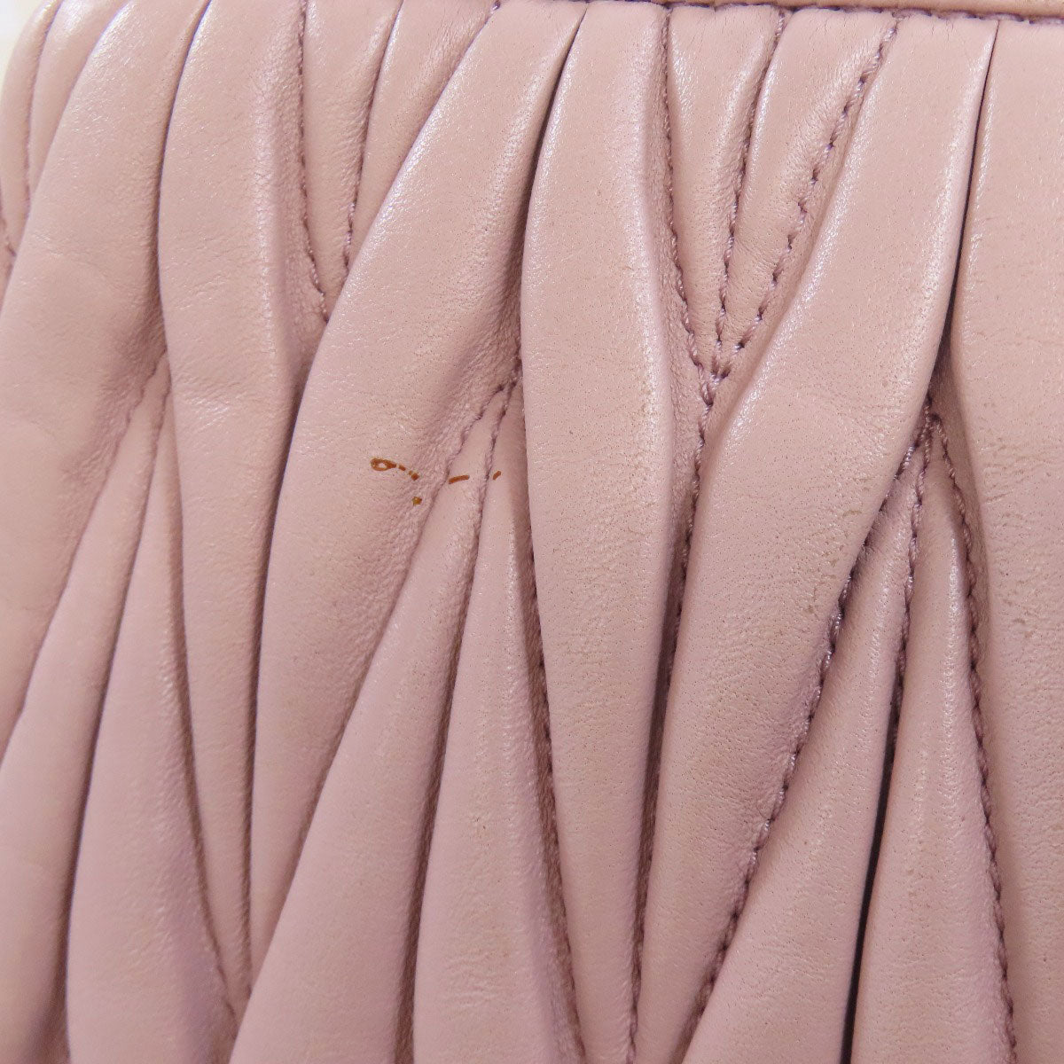 MIUMIU Materasse Shoulder Bag Calf Ladies [Used]