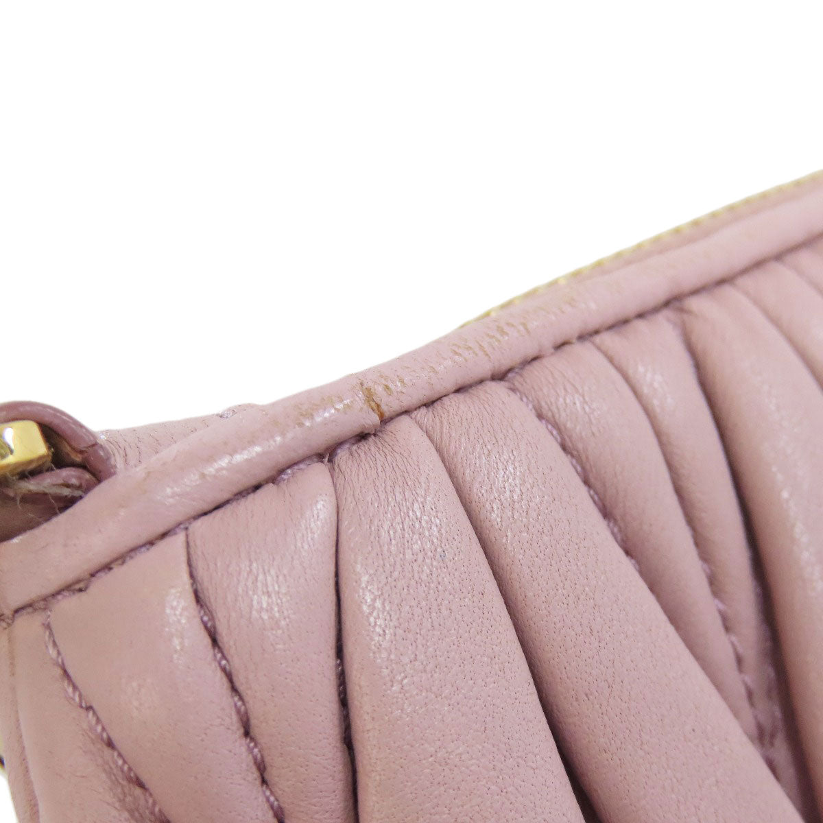 MIUMIU Materasse Shoulder Bag Calf Ladies [Used]