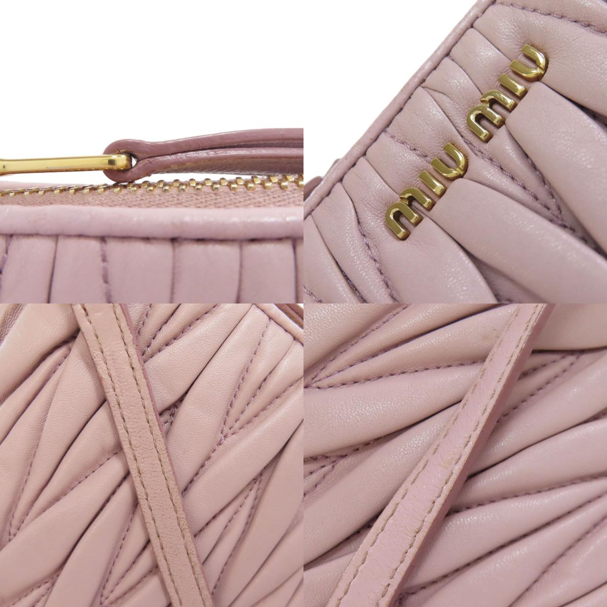 MIUMIU Materasse Shoulder Bag Calf Ladies [Used]