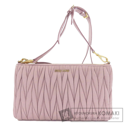 MIUMIU Materasse Shoulder Bag Calf Ladies [Used]