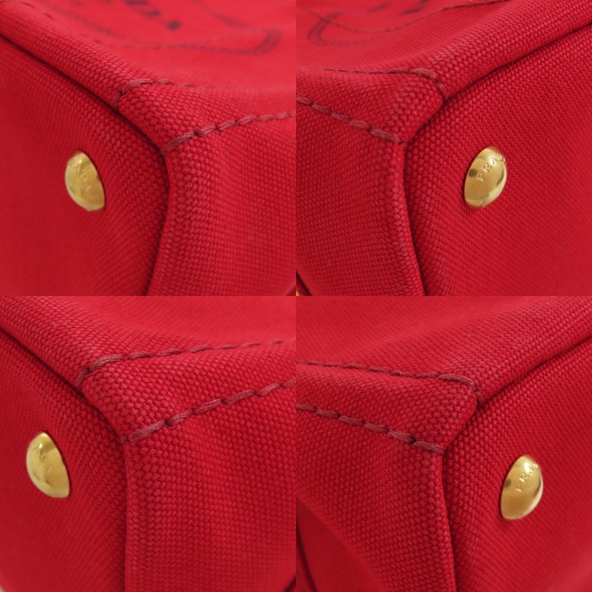 PRADA 1BG439 Canapa mini 2 WAY Handbag Canvas Ladies [Used]