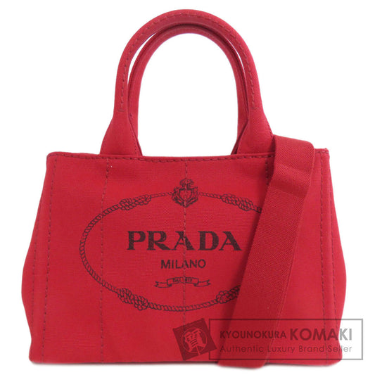 PRADA 1BG439 Canapa mini 2 WAY Handbag Canvas Ladies [Used]