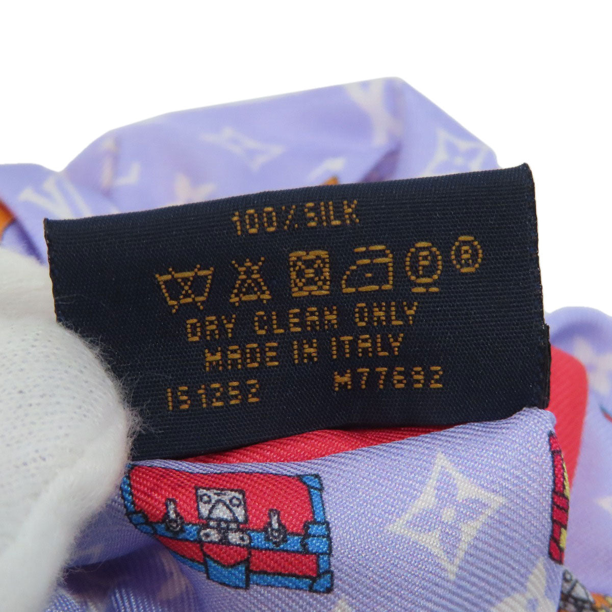 LOUIS VUITTON M77692 Shush hair accessory Silk Ladies [Used]