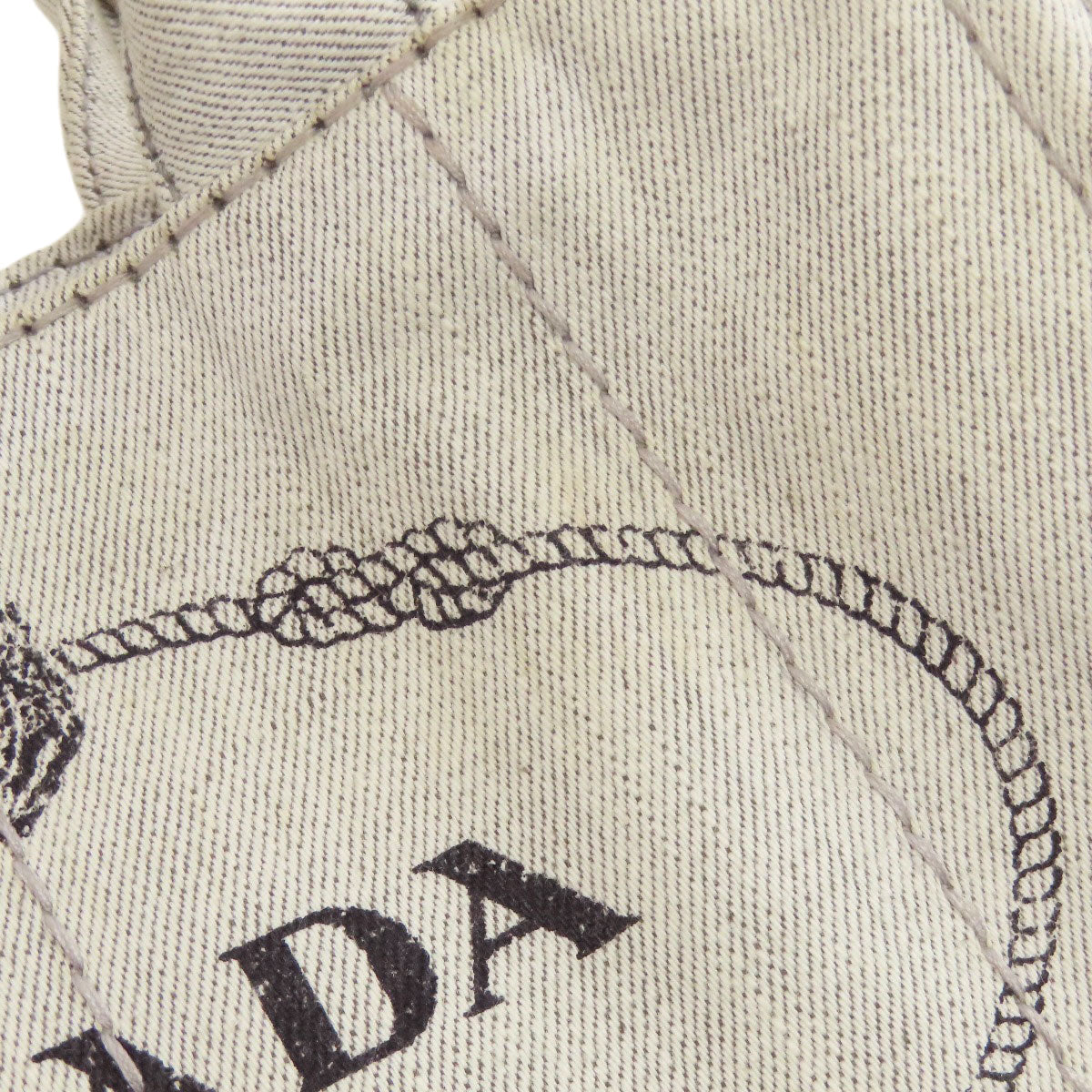 PRADA Canapa mini 2 WAY Handbag Denim Ladies [Used]