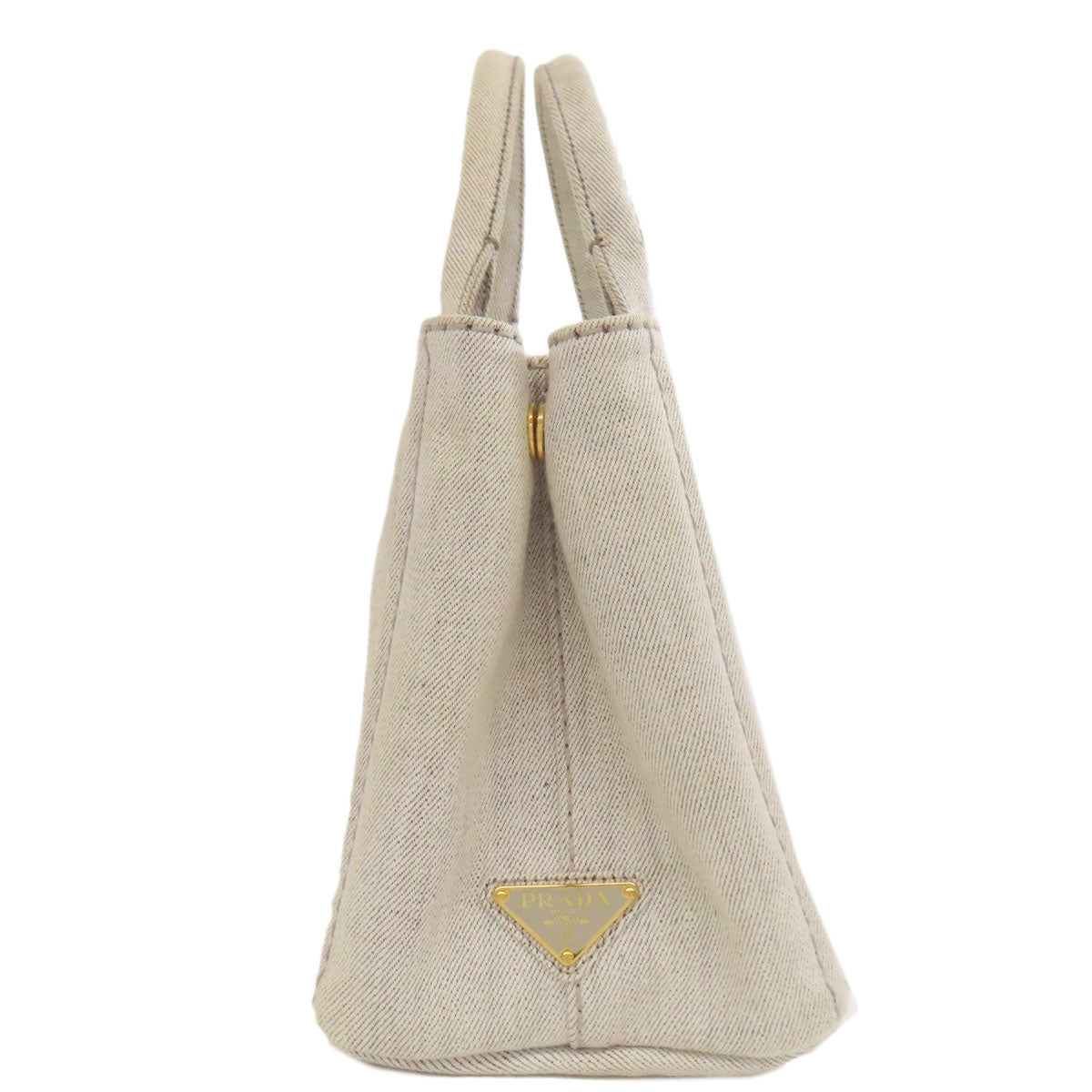 PRADA Canapa mini 2 WAY Handbag Denim Ladies [Used]