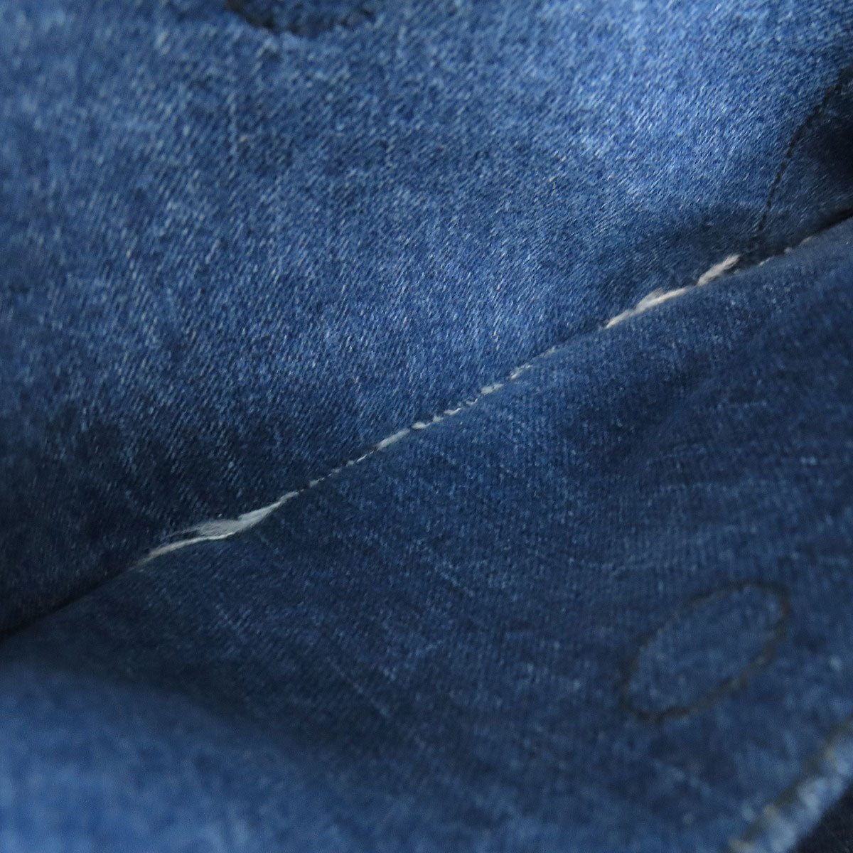 PRADA Canapa mini 2 WAY Handbag Denim Ladies [Used]