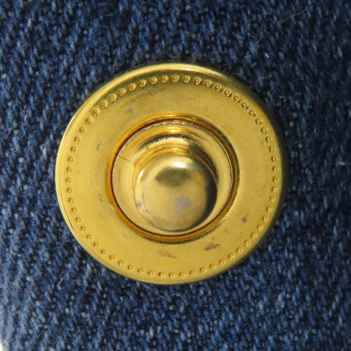 PRADA Canapa mini 2 WAY Handbag Denim Ladies [Used]