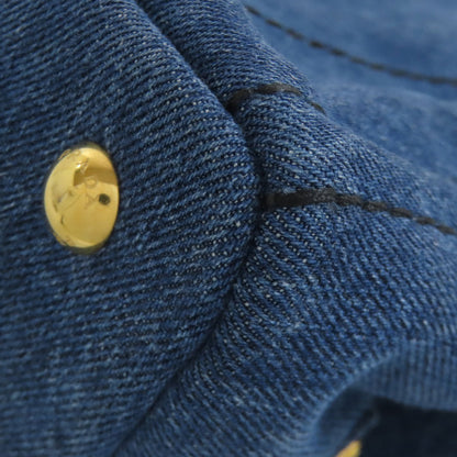 PRADA Canapa mini 2 WAY Handbag Denim Ladies [Used]