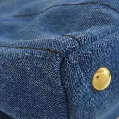 PRADA Canapa mini 2 WAY Handbag Denim Ladies [Used]