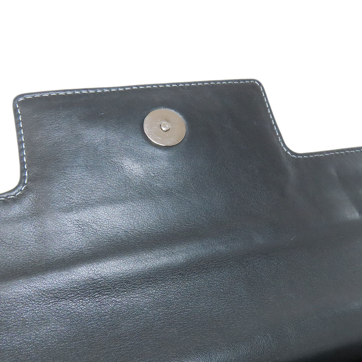 BVLGARI logo Handbag Calf Ladies [Used]