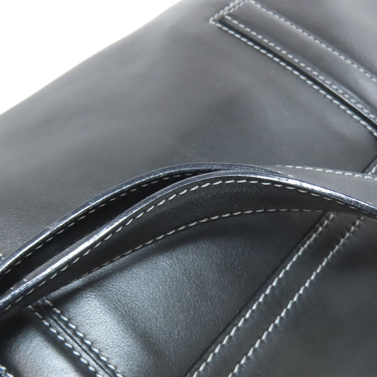 BVLGARI logo Handbag Calf Ladies [Used]