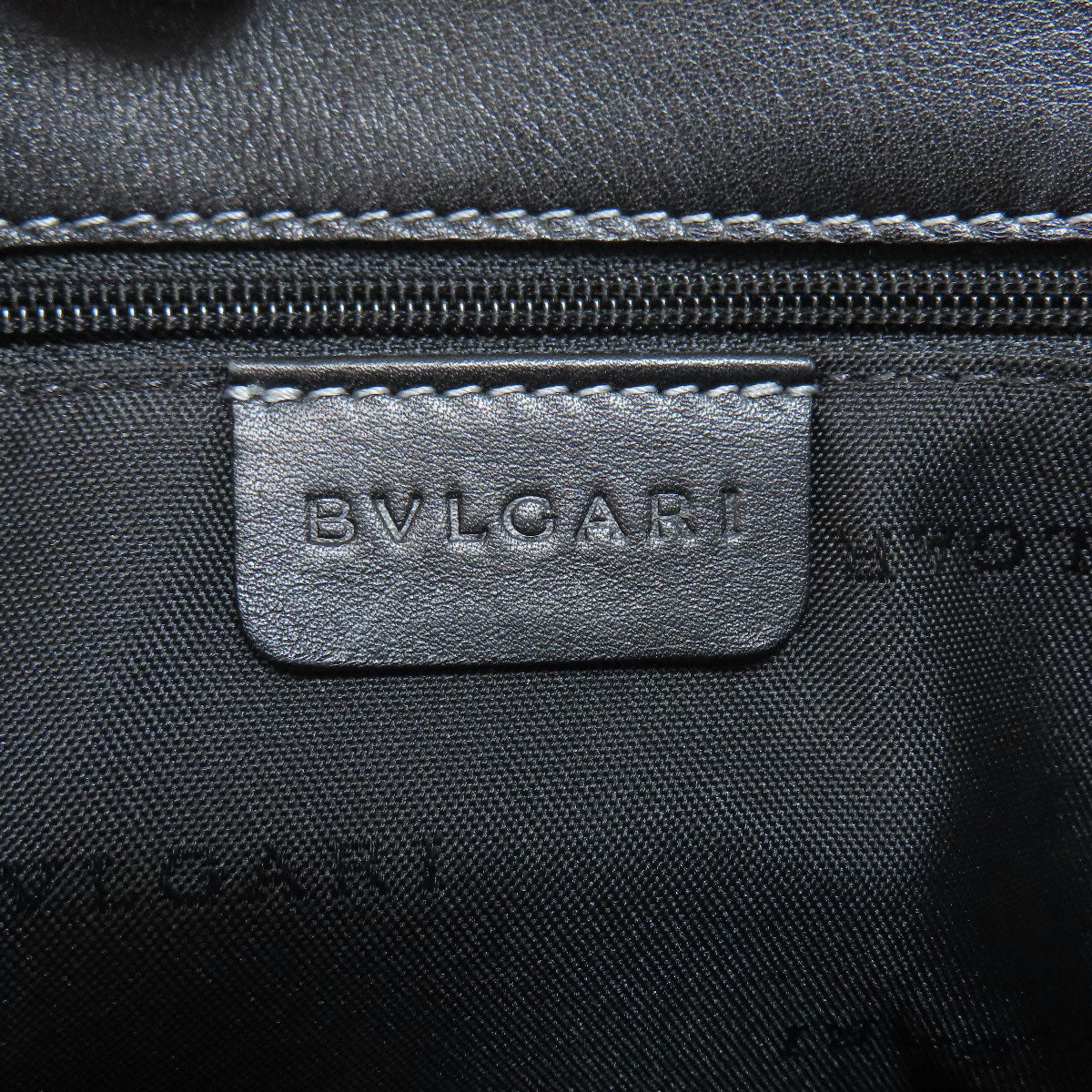 BVLGARI logo Handbag Calf Ladies [Used]