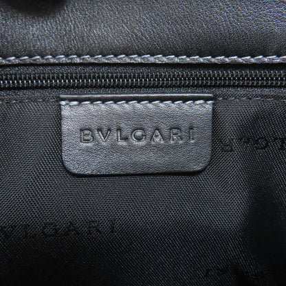 BVLGARI logo Handbag Calf Ladies [Used]