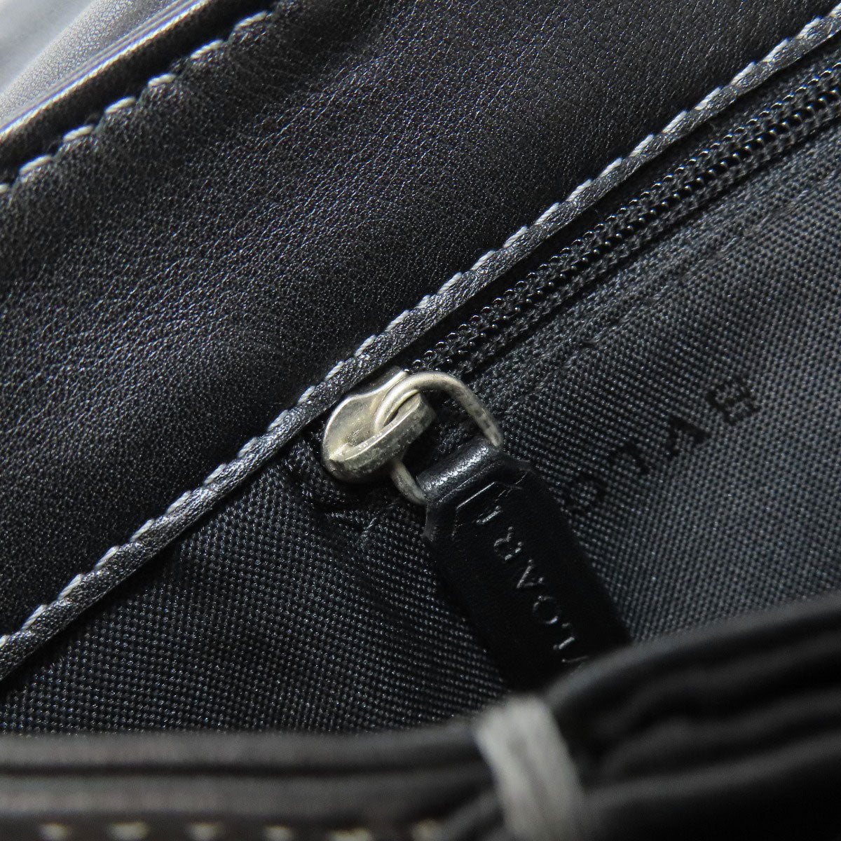 BVLGARI logo Handbag Calf Ladies [Used]